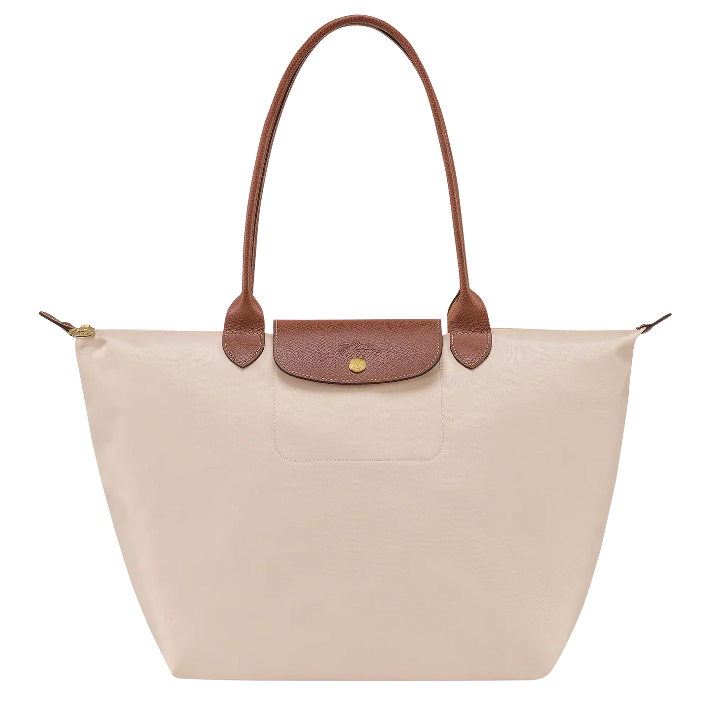 Große Le Pliage Tasche – Papierweiß