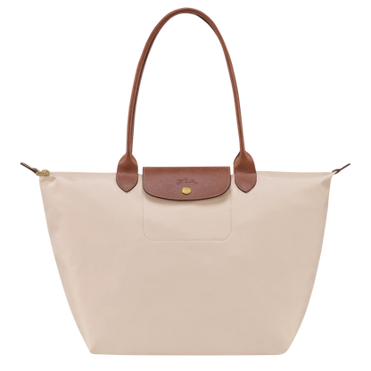 Große Le Pliage Tasche – Papierweiß
