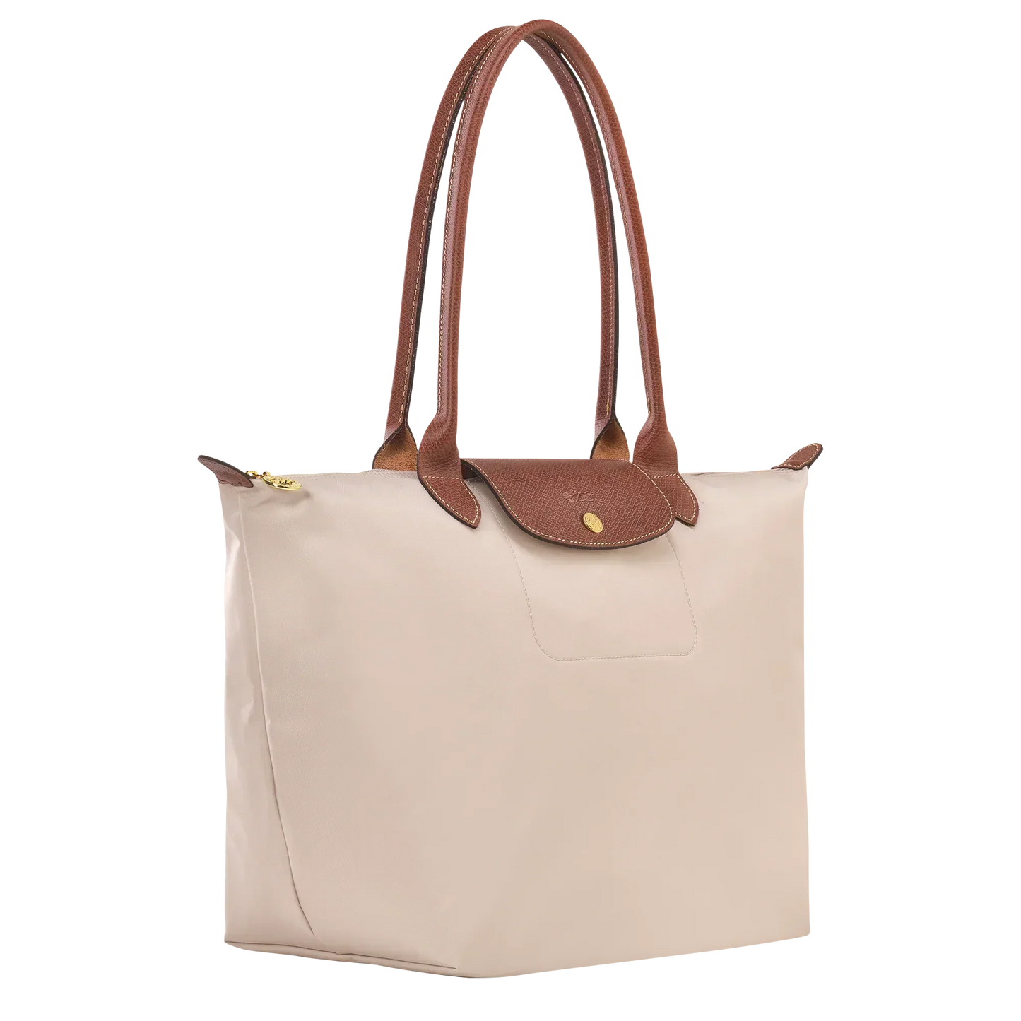 Große Le Pliage Tasche – Papierweiß