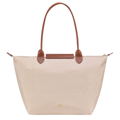 Große Le Pliage Tasche – Papierweiß