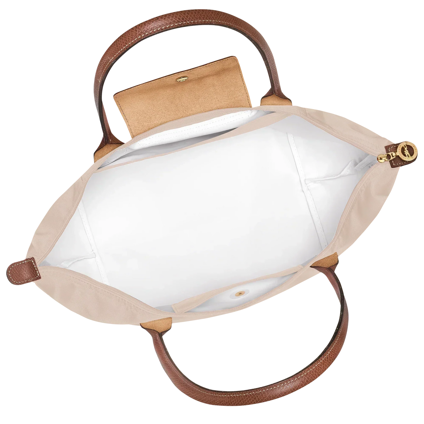 Große Le Pliage Tasche – Papierweiß