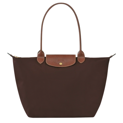 Mittlere Le Pliage Tasche – Braun