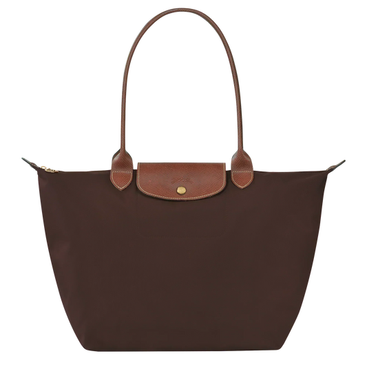 Mittlere Le Pliage Tasche – Braun