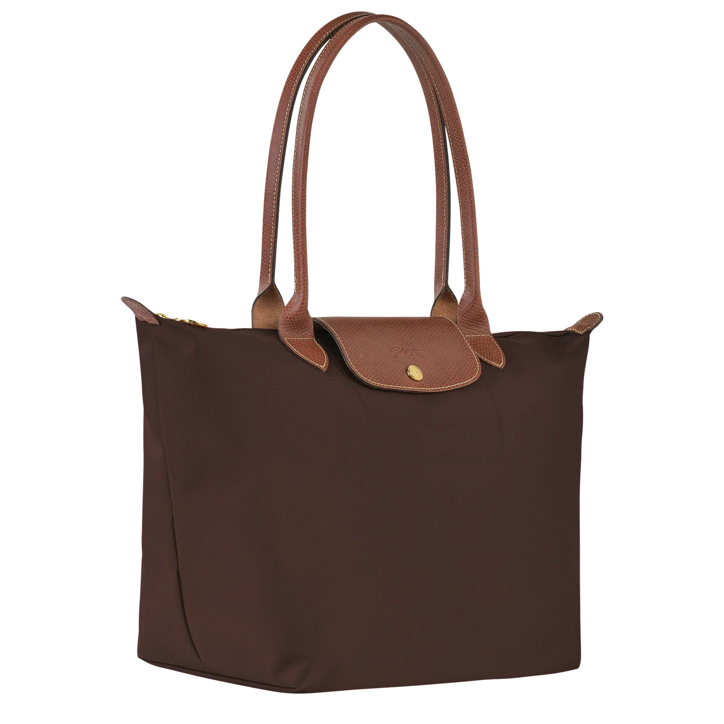 Mittlere Le Pliage Tasche – Braun