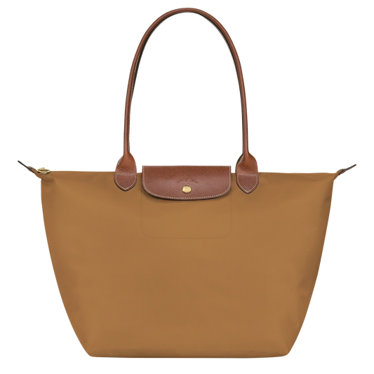 Große Le Pliage Tasche - Cognacbraun