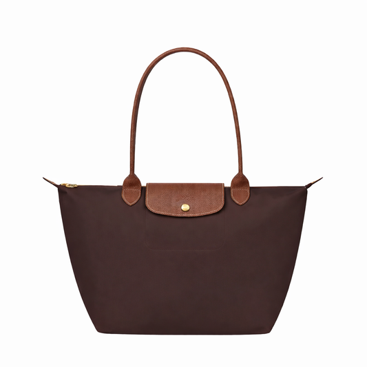 Große Le Pliage Tasche - Braun