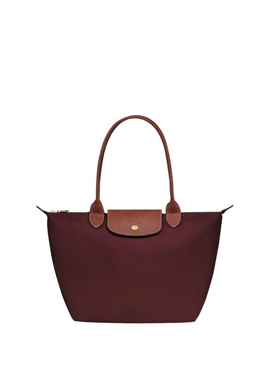 Mittlere Le Pliage Tasche - Bordeauxrot