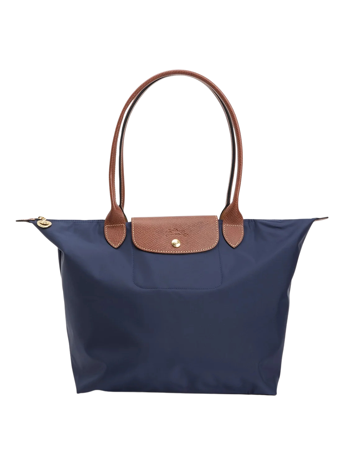 Mittlere Le Pliage Tasche - Marineblau