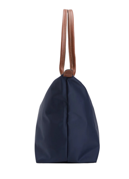 Mittlere Le Pliage Tasche - Marineblau