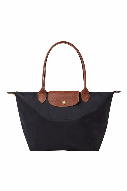 Mittlere Le Pliage Tasche - Schwarz