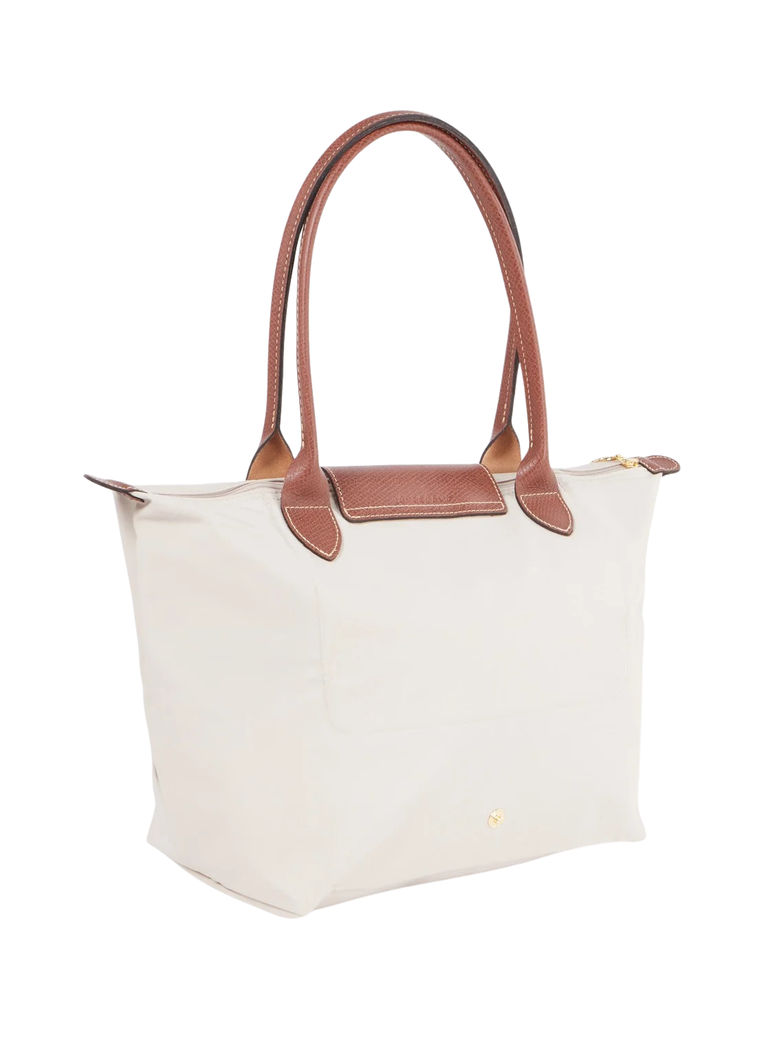 Mittlere Le Pliage Tasche – Papierweiß