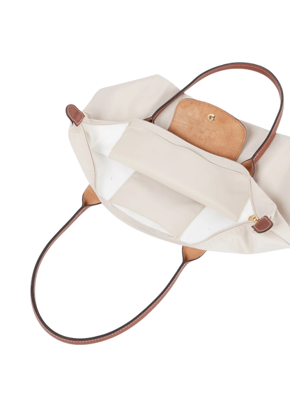 Mittlere Le Pliage Tasche – Papierweiß